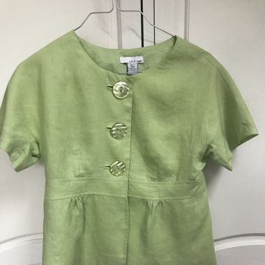 taillierte Leinenjacke