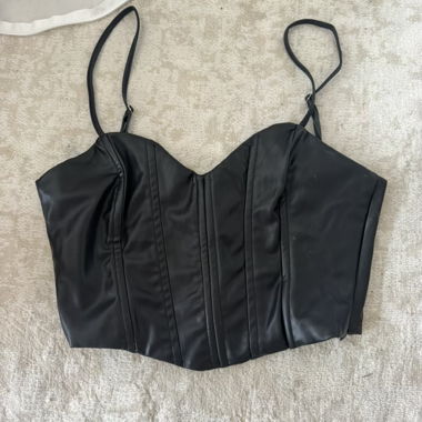 Black Corset Top from Zara