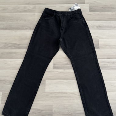 straight jeans dark grey / Stradivarius