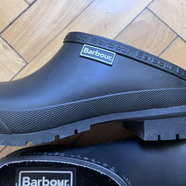 Barbour Gummiclogs schwarz