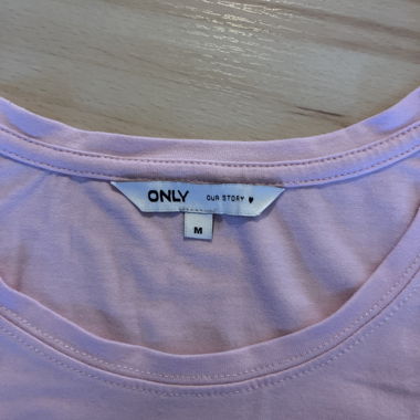 T-Shirt mauve ONLY