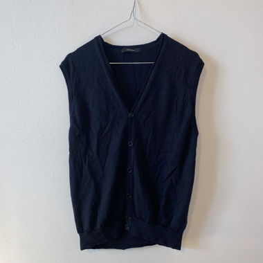 Shirt/Strickweste dunkelblau
