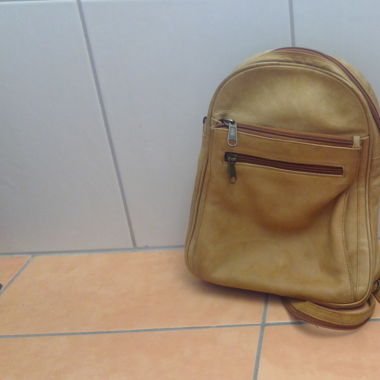 Hellbrauner kleiner Rucksack