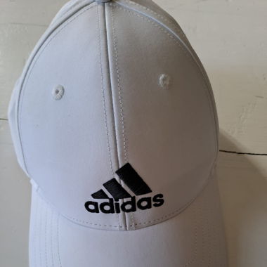 White Adidas Cap