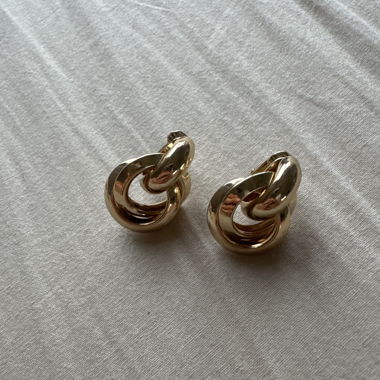 Gold-colored Ear Clips