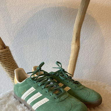 Adidas Gazelle preloved green/cream / semi spark