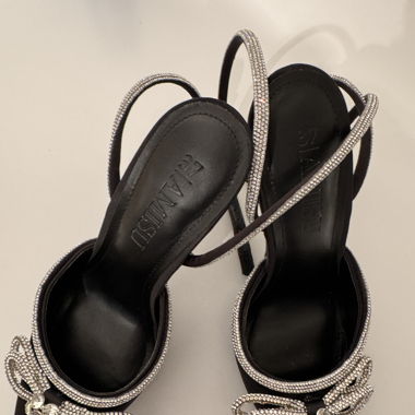 High Heels mit glitzer Masche