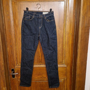 Jeans slim blu raw