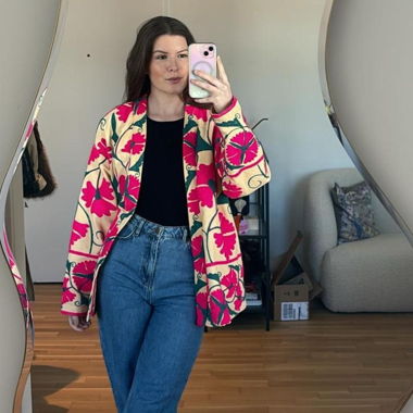 Veste Marlene Suzy rose vif de SISSEL EDELBO