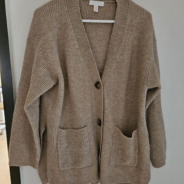 Brown cardigan