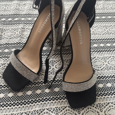 Sandali con glitter