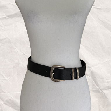 Black Leather Belt