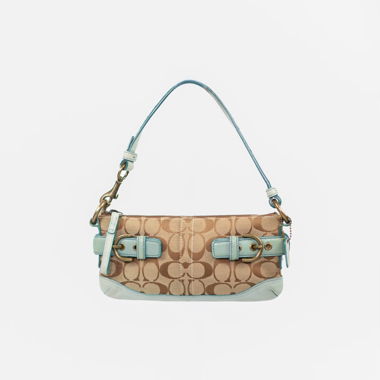 Sac à bandoulière monogram Coach Vintage