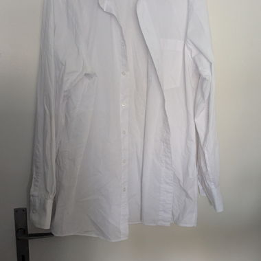 White long-sleeve shirt