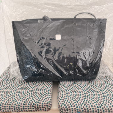 Grand sac cabas MCM Toni avec fermeture éclair en Visetos