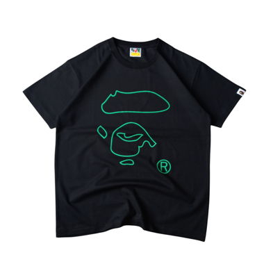 BAPE Ape Face Tee 'Black' (S)