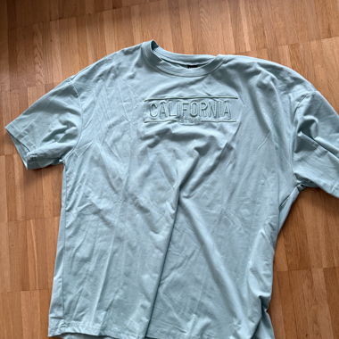 Shein T-shirt California mint, Taglia S
