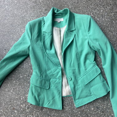 Blazer turquoise de la marque Zebra, taille S