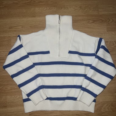 Maglione a Maglia a Righe
