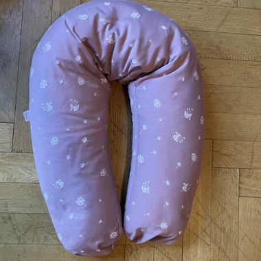 Coussin d'allaitement Fillkid rose