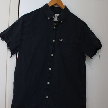 Chemise aux manches coupées courte. Hollister