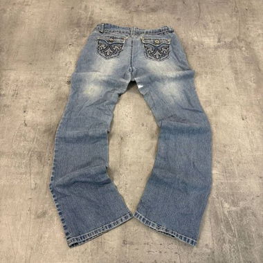Jeans bootcut à taille basse style vintage Miss Me (M)