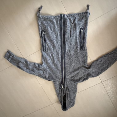 Grey zip hoodie