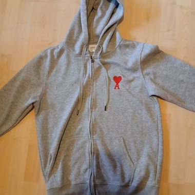 Ami Kapuzenjacke grau