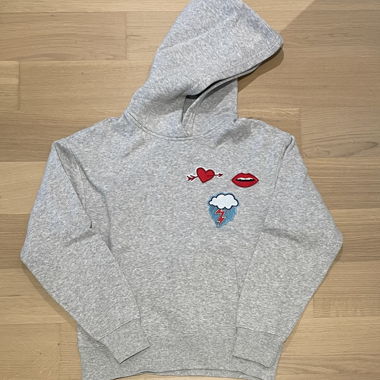 H&M Hoodie / Hooded Sweater – Grey – Size S