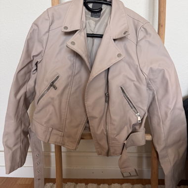 Faux leather jacket