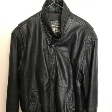 Blouson en cuir véritable
