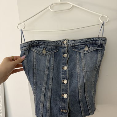 Zara Jeans-Corsett-Top