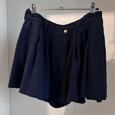 Navy skorts with pockets