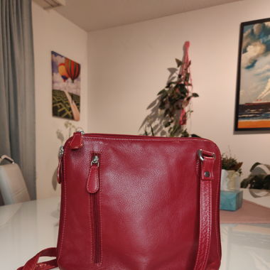 Vintage NIKA Handtasche in Rot 