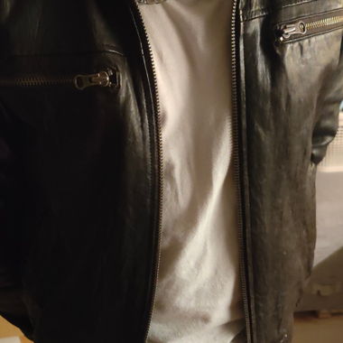 Leder Jacke