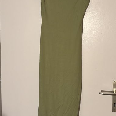 Long Khaki Dress