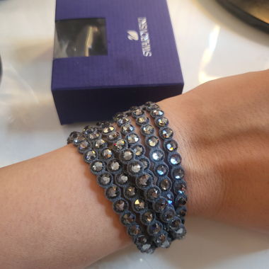 NOUVEAU Bracelet en textile Swarovski