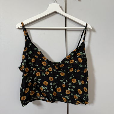 sunflower crop top