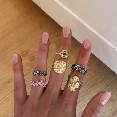 Lot de 5 bagues