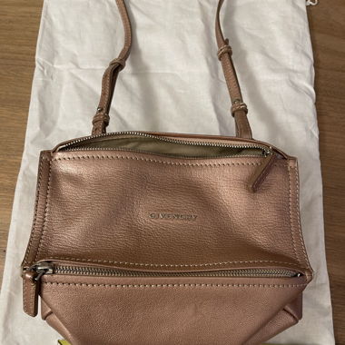 GIVENCHY PANDORA LEATHER CLUTCH BAG