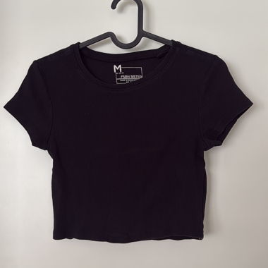 Crop top noir FSBN Sister taille M