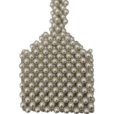 Kleine Perlenhandtasche