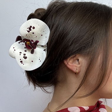 Orchid Hair Clip