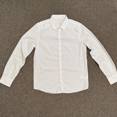 White long-sleeve shirt