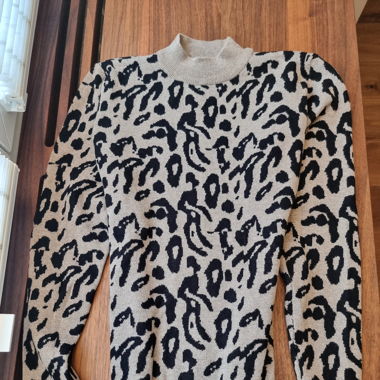 Sweatshirt mit Leopardenmuster 