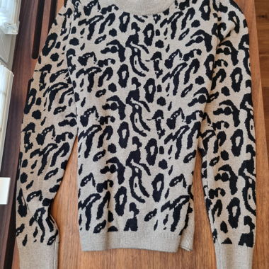 Sweatshirt mit Leopardenmuster 