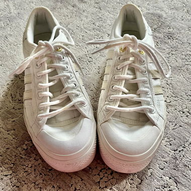 Baskets Adidas Nizza blanches