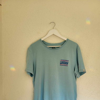 Quiksilver Tribal Graphic Tee – Sky Blue