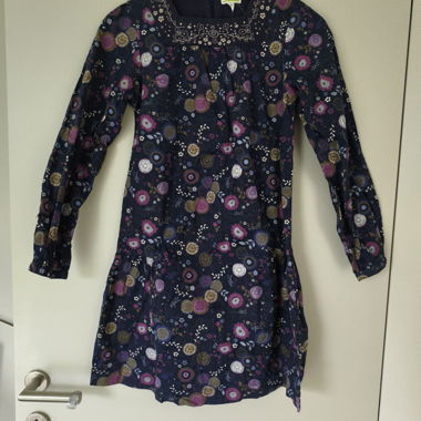 Long-Sleeve Pattern Dress