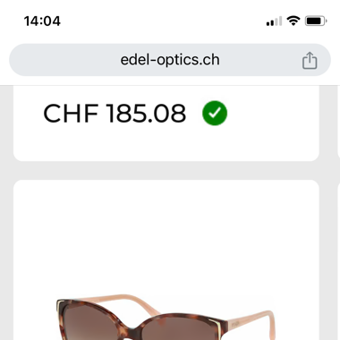 Sonnenbrille mit rosa Bügeln